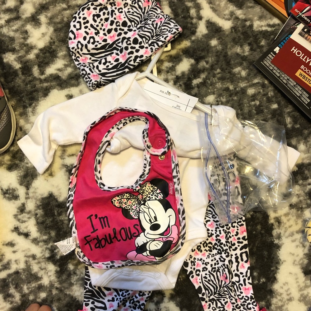Minnie Mouse baby clothes set girls